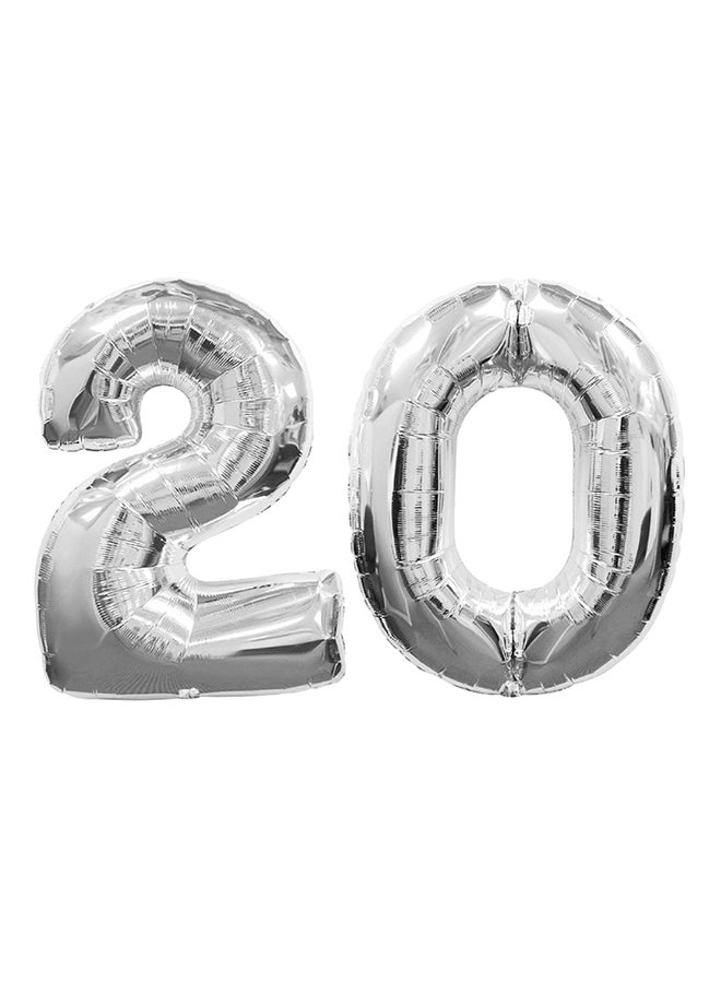 Tamona Number 20 Helium Party Balloon 16inch 
