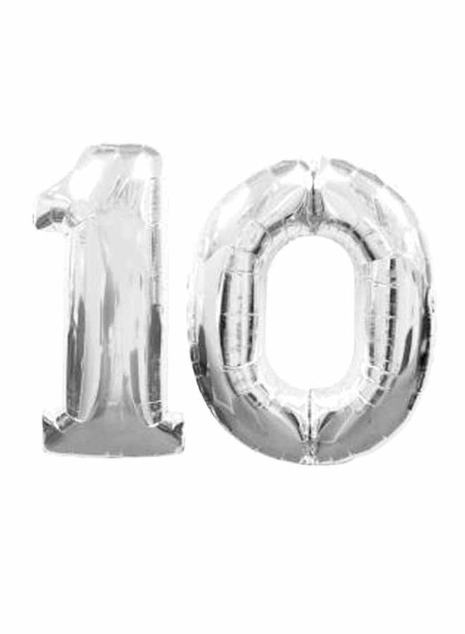 Tamona Number 10 Helium Party Balloon 16inch 