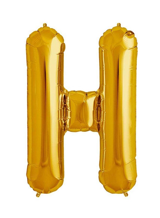 تامونا بالون هيليوم للحفلات بتصميم على شكل حرف H 30بوصة