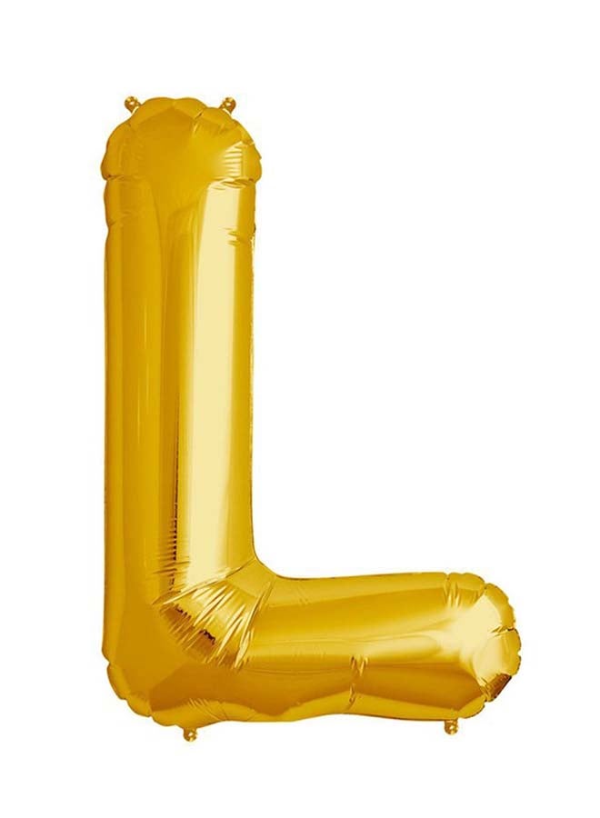 تامونا بالون هيليوم للحفلات بتصميم على شكل حرف L 30بوصة
