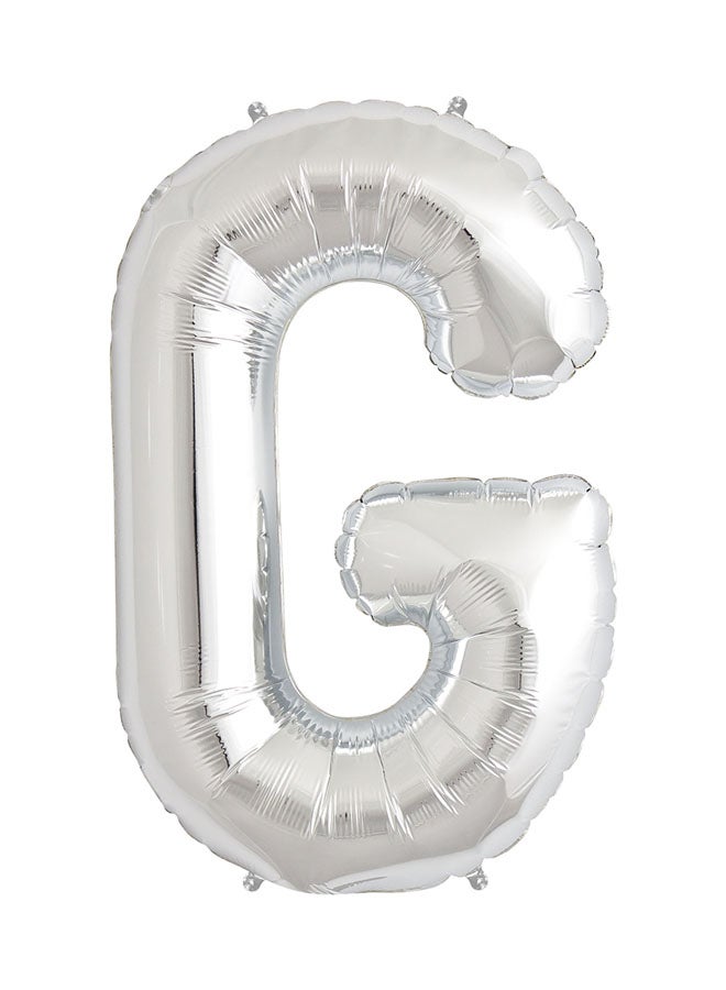 تامونا بالون هيليوم للحفلات بتصميم على شكل حرف G 30بوصة
