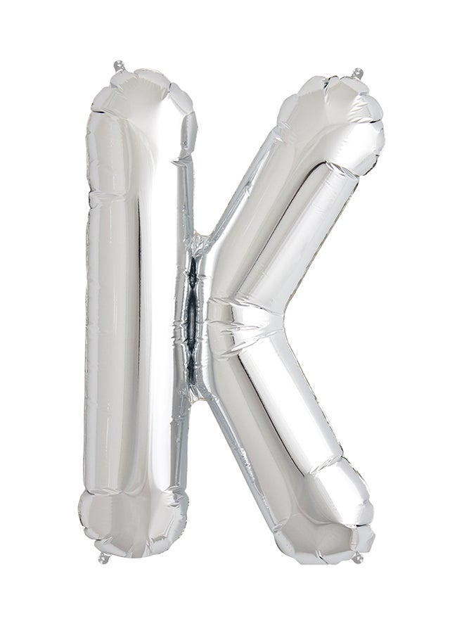 تامونا بالون هيليوم للحفلات بتصميم على شكل حرف K 30بوصة