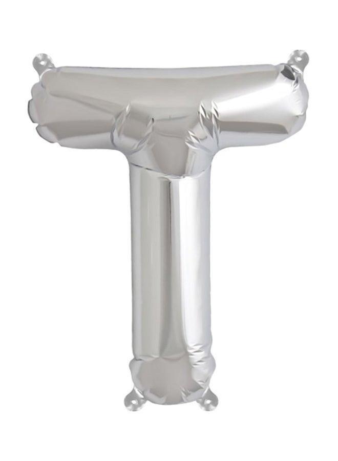 تامونا بالون هيليوم للحفلات بتصميم على شكل حرف T 30بوصة