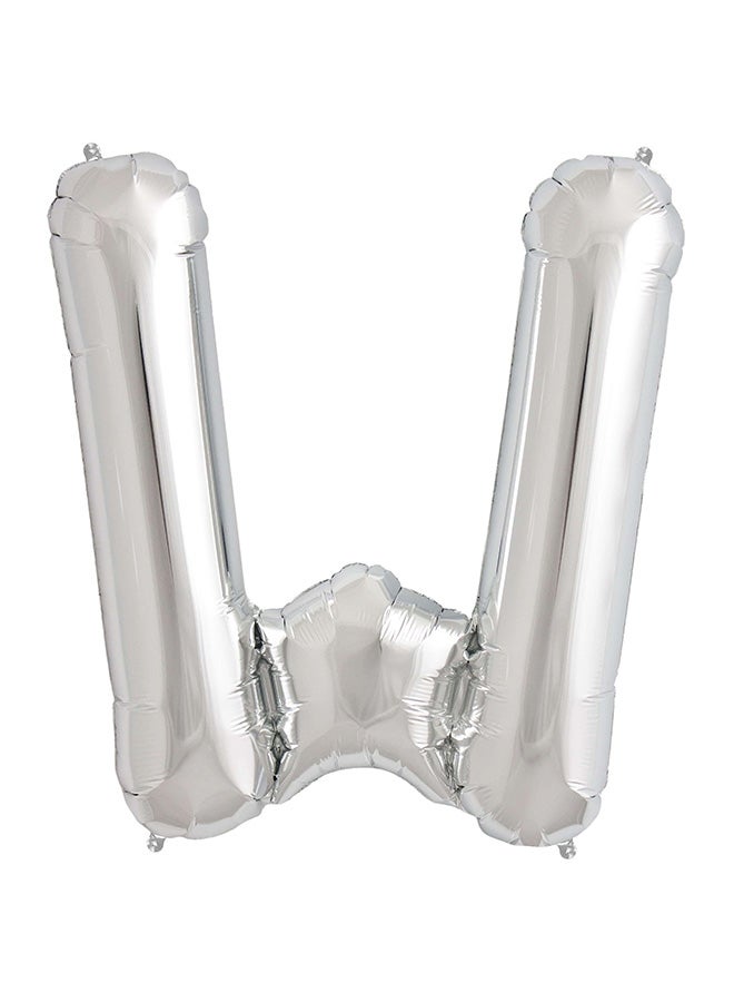 تامونا بالون هيليوم للحفلات بتصميم على شكل حرف W 30بوصة