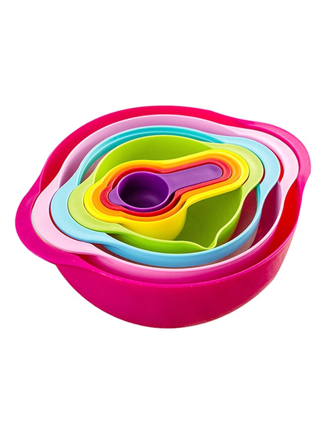 Liying 8-Piece Mixing Bowl Set Multicolour  - Image 1