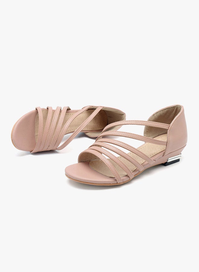 Generic - Kitten Heel Flat Shoe Pink - Image 1