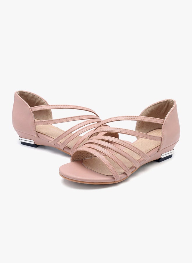 Generic - Kitten Heel Flat Shoe Pink - Image 1