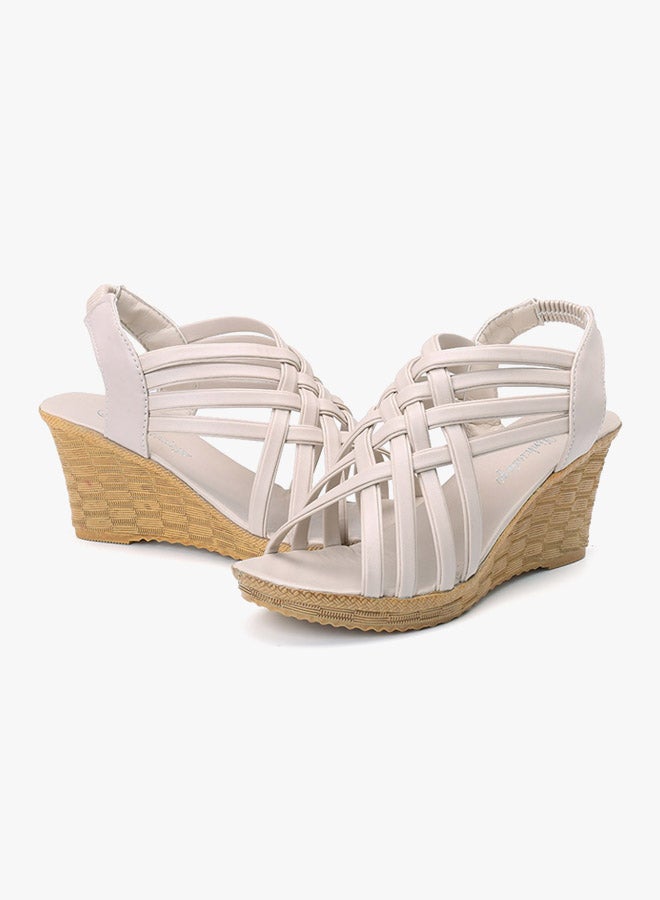 Knitted Wedges Beige  - Image 4