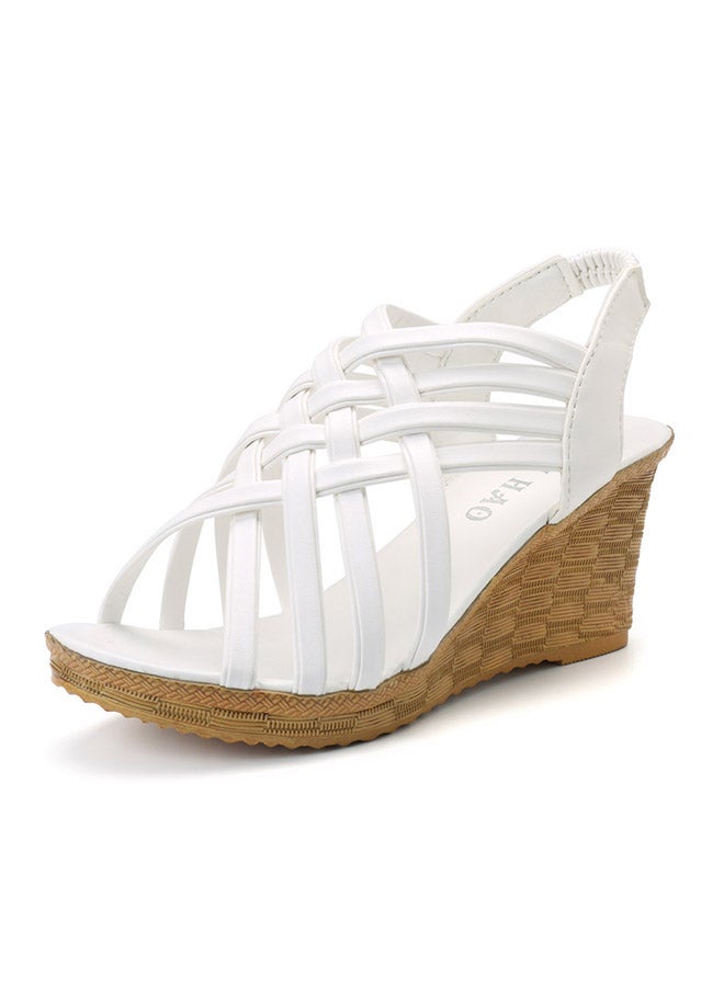 Knitted Wedges White - Image 1