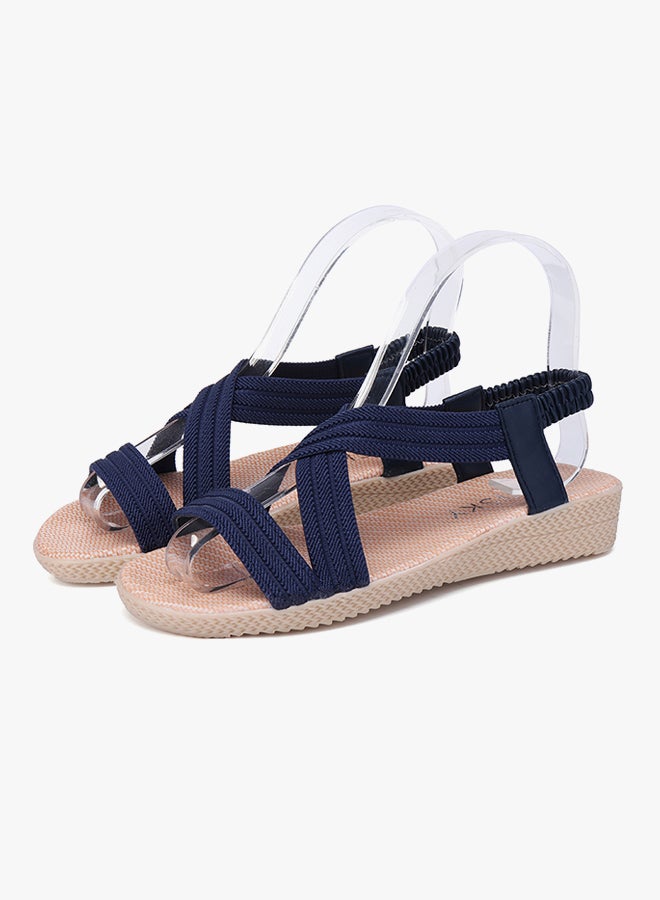 Classic Flat Sandals Blue - Image 2