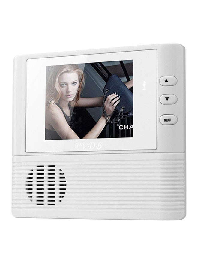 Digital Doorbell With Night Vision White  - Image 2