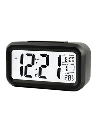 Digital Alarm Clock Black/White - v1543842187/N19780604A_1