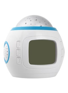 Star Light Projector Alarm Clock White/Grey/Blue