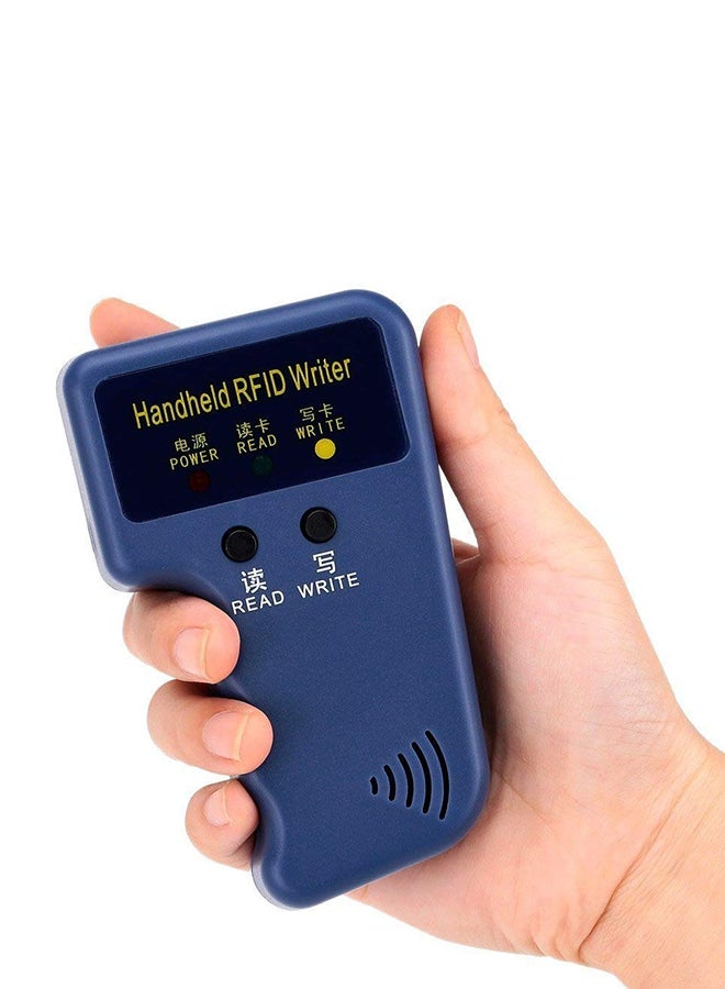 Generic Portable Handheld RFID Writer Blue/Black/White  - Image 3