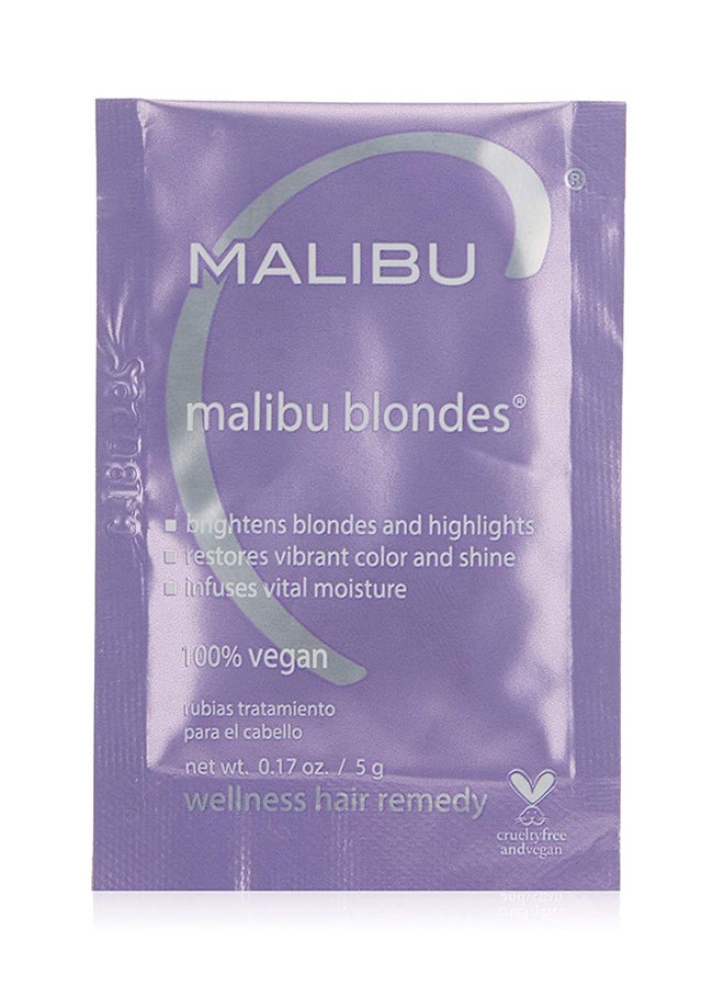 Malibu C Pack of 12 - Blondes Wellness Hair Remedy Box 60grams - Image 2