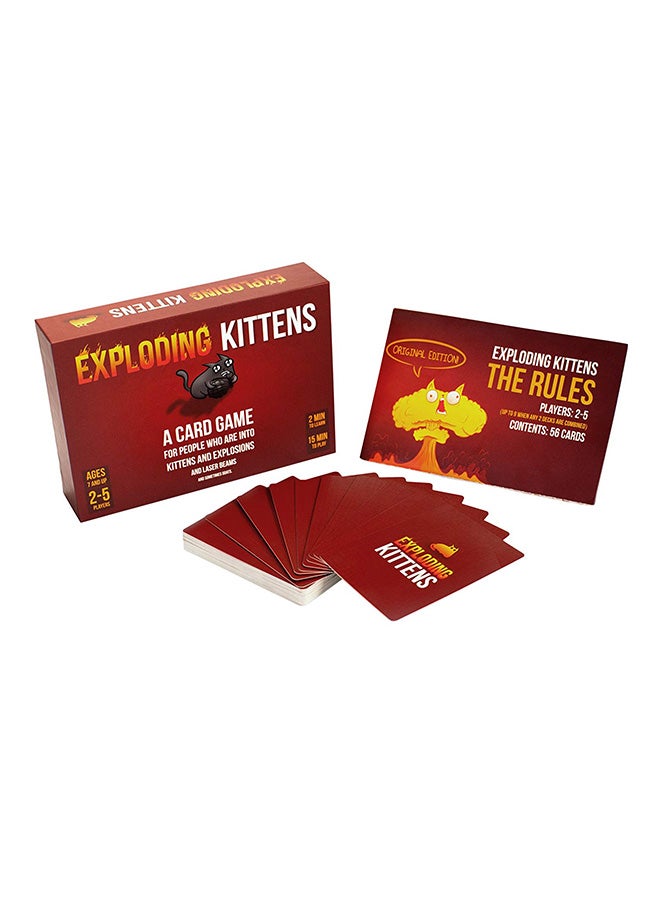null - Pack Of 2 Exploding Kittens Card Game - Image 1