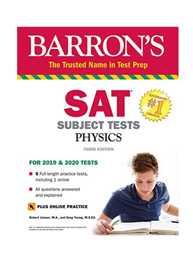 SAT Subject Test Physics With Online Test Paperback English by Robert Jansen - 6-Aug-19 