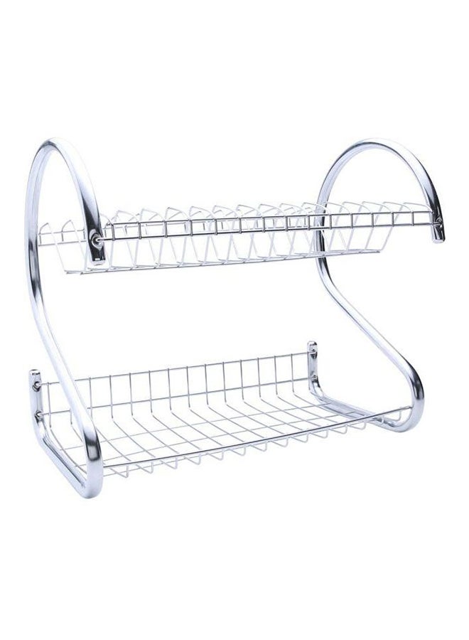 2-Layer Dish Rack Silver 50centimeter - v1543907578/N19791627A_1