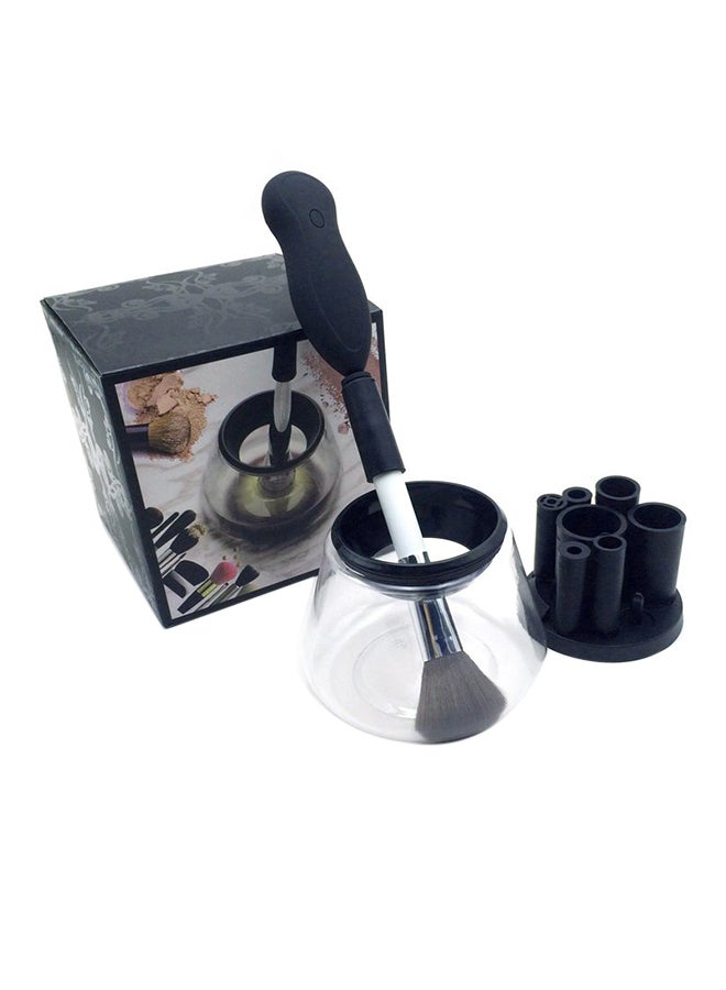 Generic Makeup Brush Cleaner Set Black/Clear  - Image 2