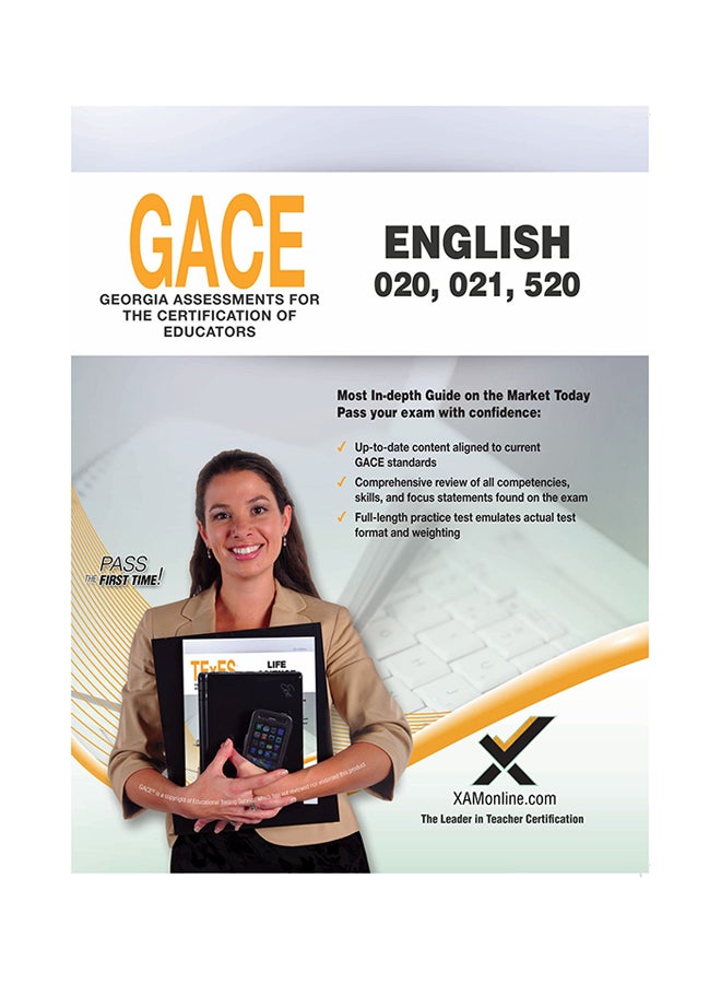 null - GACE English 020, 021, 520 paperback english - 28-Sep-18 - Image 1