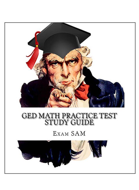 GED Math Practice Test Study Guide: 250 GED Math Questions With Step-By-Step Solutions paperback english - 18-Jan-18