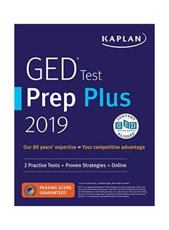 GED Test Prep Plus 2019: 2 Practice Tests + Proven Strategies + Online paperback english - December 4, 2018 