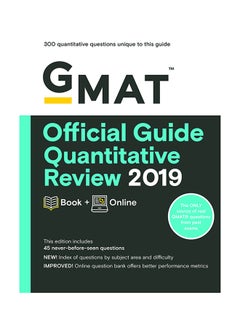 GMAT Official Guide Quantitative Review 2019: Book + Online Paperback English by Wiley - 26-Jun-18
