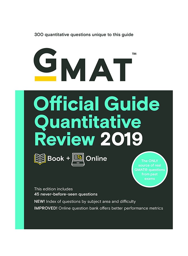 null - GMAT Official Guide Quantitative Review 2019: Book + Online Paperback English by Wiley - 26-Jun-18 - Image 1