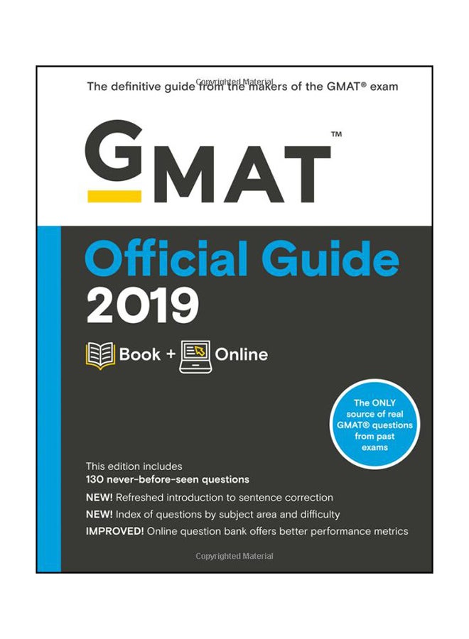 GMAT Official Guide 2019: Book + Online Paperback English by Wiley - 11-Jul-18 