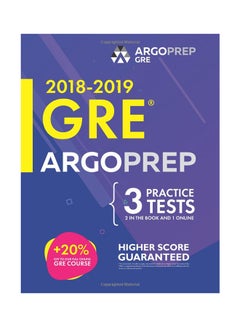 GRE By Argoprep: 3 Practice Tests paperback english - 16-Sep-18 