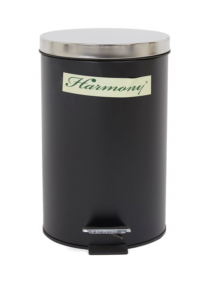 Harmony Stainless Steel Pedal Bin Black - Image 1