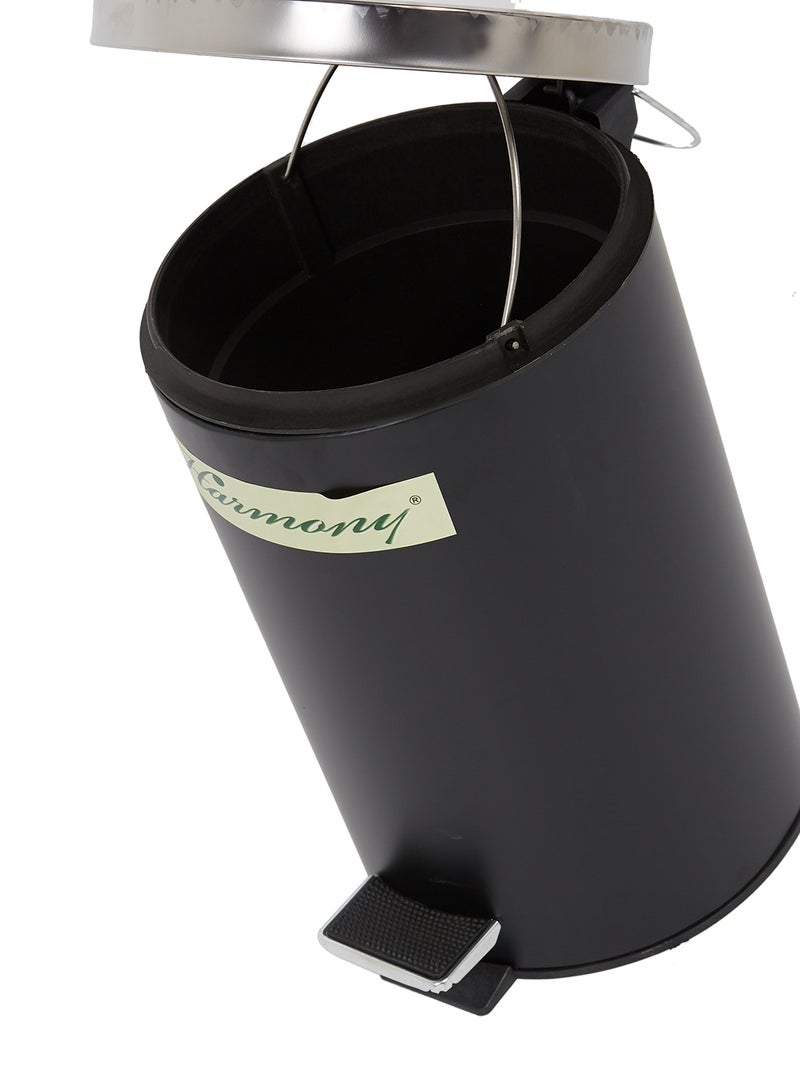 Harmony Stainless Steel Pedal Bin Black - Image 3