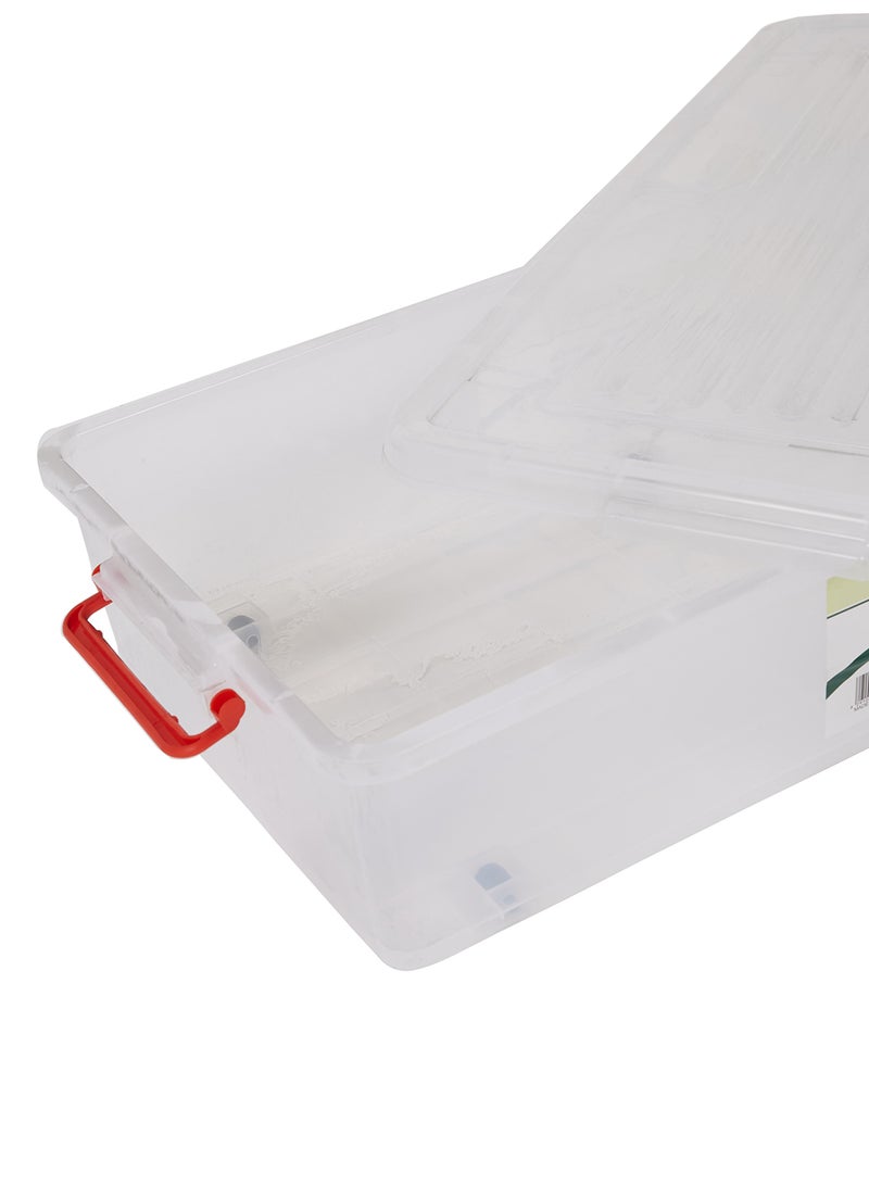 هارموني صندوق تخزين من البلاستيك يوضع تحت السرير مزود بعجل أبيض - Image 3