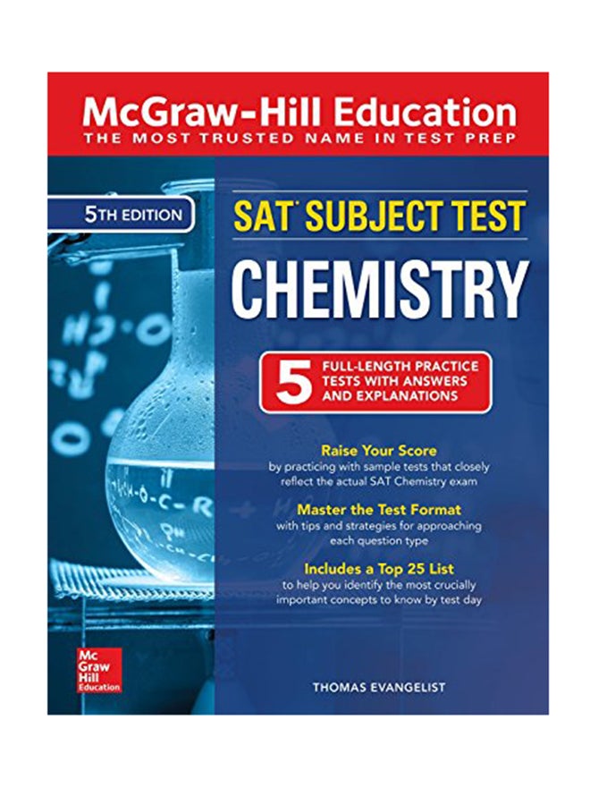 SAT Subject Test Chemistry: 5 Full Length Practice Test With Answer And Explanation paperback english - 28-Dec-18