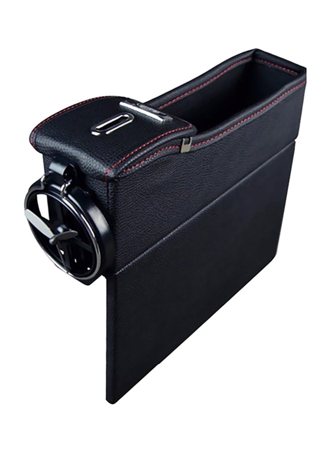 صندوق منظم للتخزين يتم وضعه بجانب مقعد السيارة - Image 1