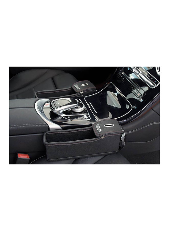 صندوق منظم للتخزين يتم وضعه بجانب مقعد السيارة - Image 2