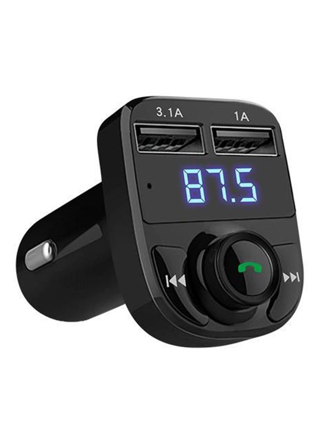 ماركة غير محددة مشغل وجهاز إرسال FM للسيارة بخاصية البلوتوث بدون استخدام اليدين مع شاحن USB  - Image 1