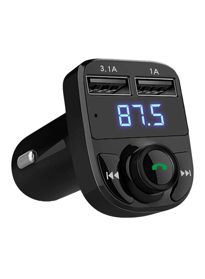 ماركة غير محددة مشغل وجهاز إرسال FM للسيارة بخاصية البلوتوث بدون استخدام اليدين مع شاحن USB  - Image 1