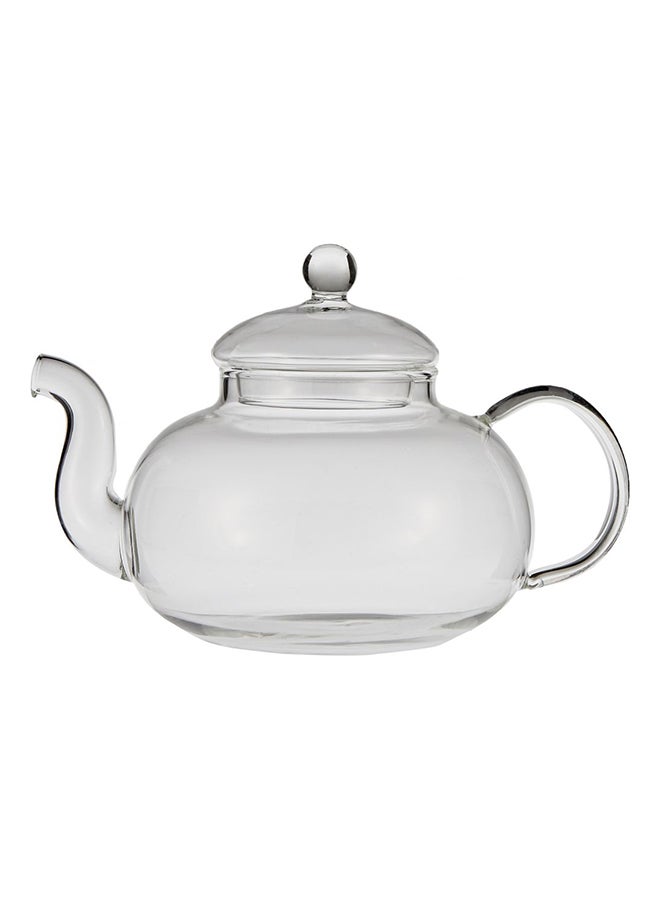 Goldedge - 8-Piece Tea Pot Set With Burner And Glass Clear 45x15x25centimeter - Image 1