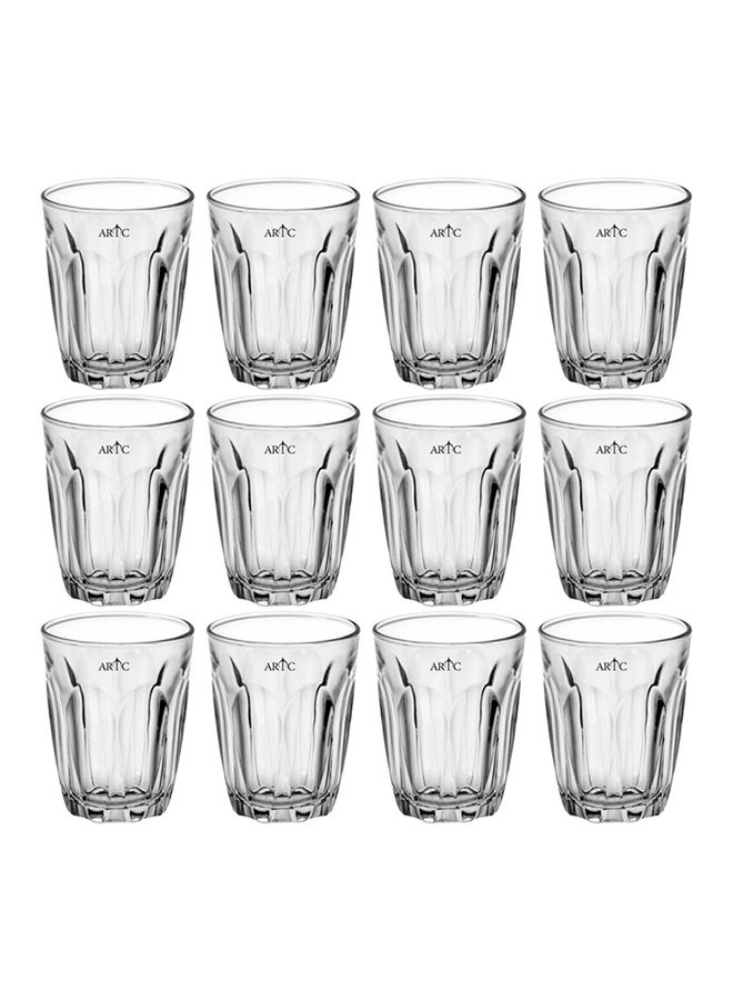 ARTC - 12-Piece Tequila Shot Glass Set Clear 90ml - Image 1