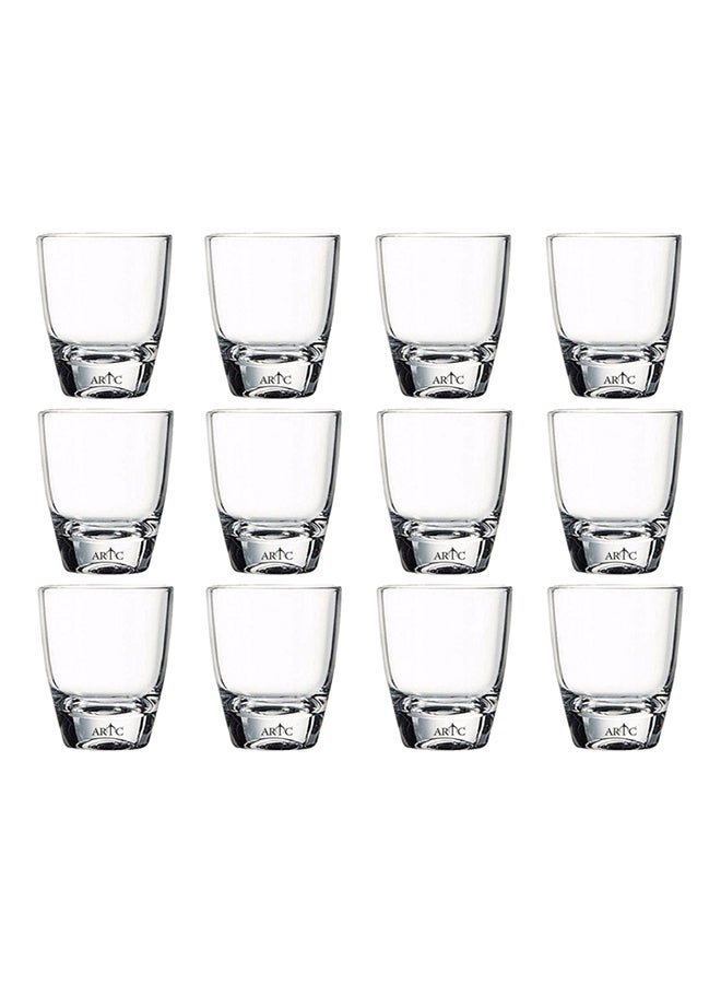 ARTC 12-Piece Glass Set Clear 29ml 