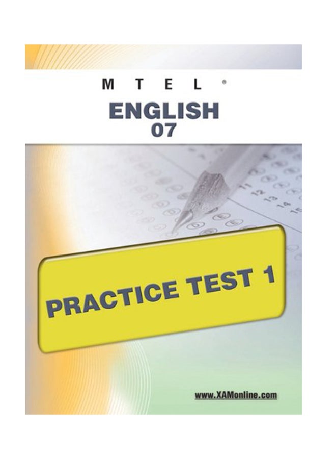 MTEL English 07: Practice Test 1 paperback english - 30-May-11