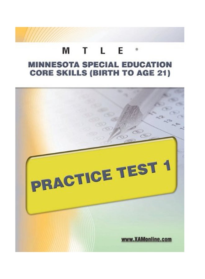 null - MTLE Minnesota Special Education Core Skills (Birth to Age 21) Practice Test 1 Paperback English - 6-Jun-11 - Image 1