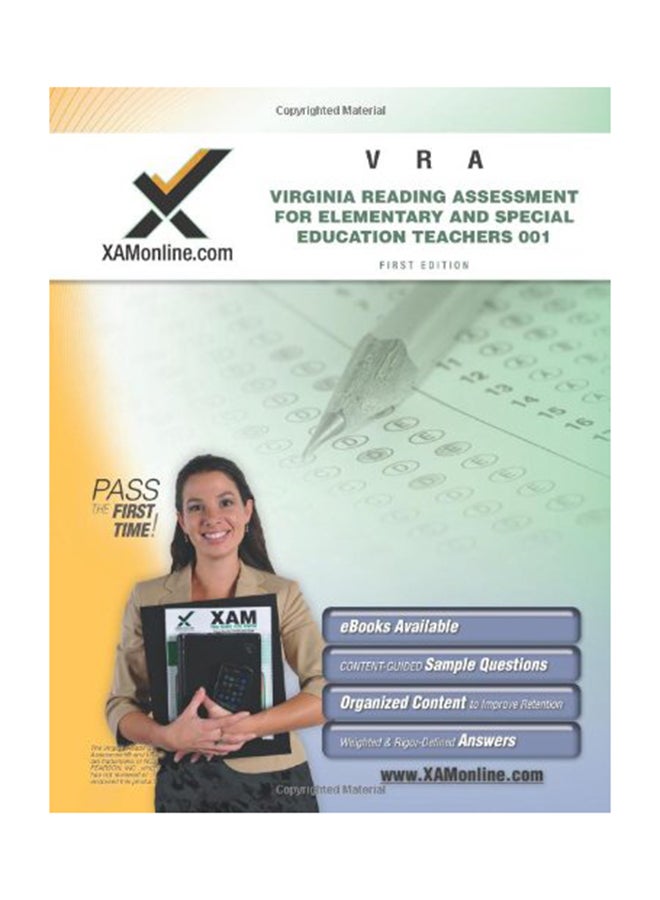 VRA: Virginia Reading Assessment For Elementary And Special Education Teachers 001 paperback english - 1-Feb-09 