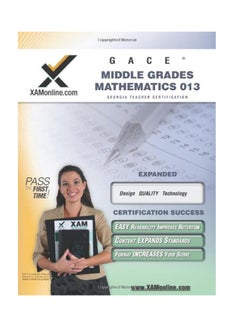 GACE Middle Grades Mathematics 013 Teacher Certification Exam Study Guide paperback english - 1-Aug-08 