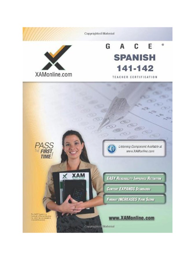 GACE Spanish 141-142 Teacher Certification Study Guide paperback english - 10-May-11