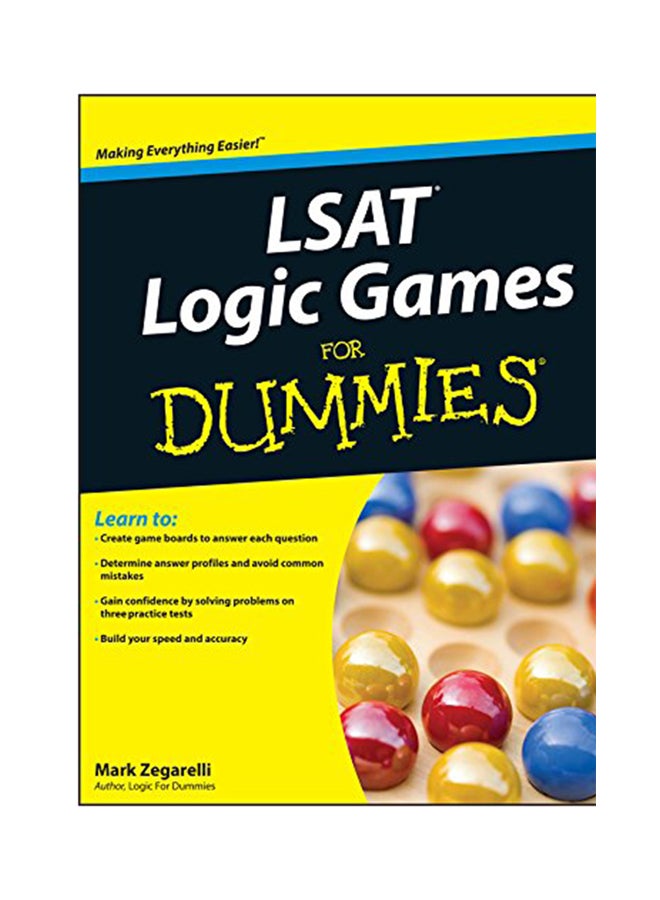 LSAT Logic Games For Dummies Paperback English by Mark Zegarelli - 8-Feb-10 
