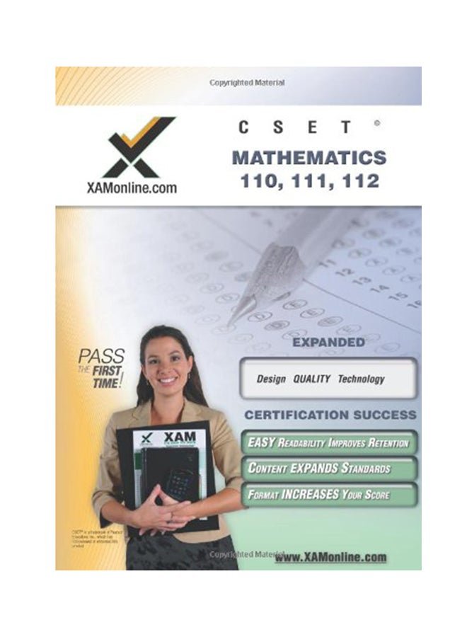 CSET Mathematics 110, 111, 112 paperback english - 1-May-08
