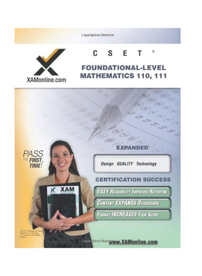 null - CSET Foundational-Level Mathematics 110, 111 Paperback English by Sharon A. Wynne - 1-Apr-08 - Image 1