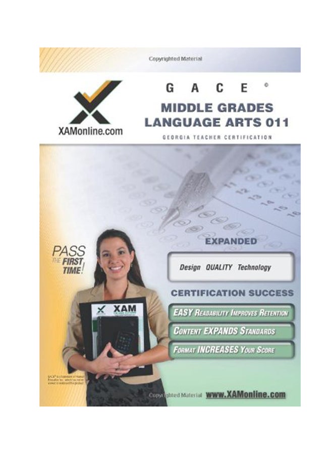 GACE Middle Grades Language Arts 011 Teacher Certification Exam Study Guide paperback english - 1-May-08 